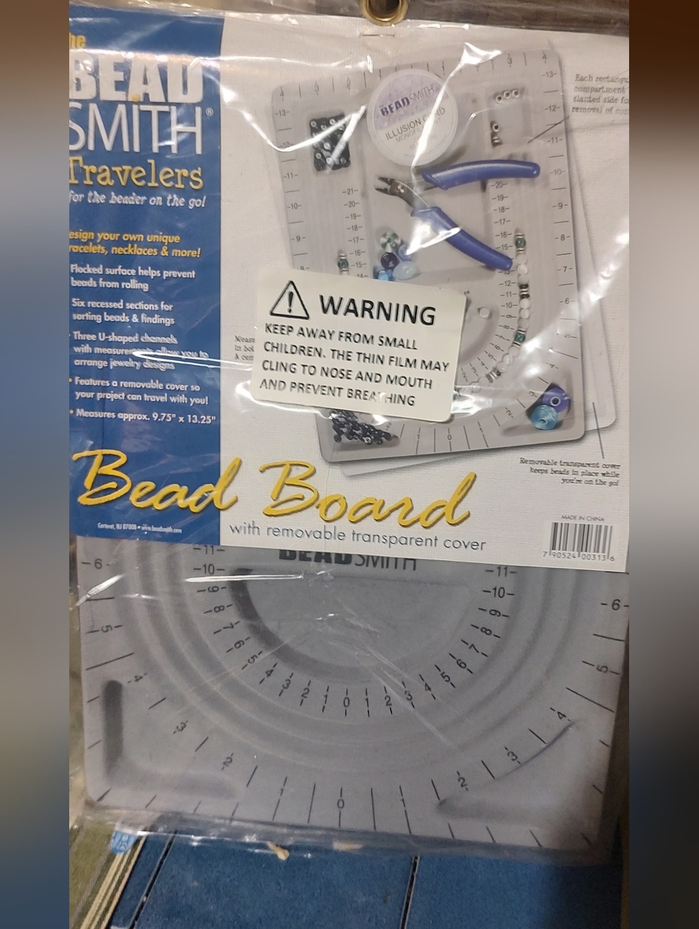 SMITH Gray Bead Layout Board New